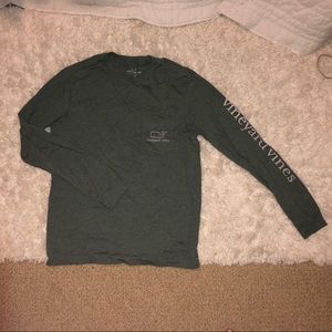 Vineyard Vines Green Long Sleeve Tee